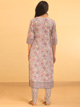 Utsav Sayma - Kurta Pants & Kota Doria Dupatta - KS24A2586D