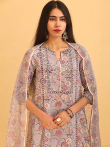 Utsav Sayma - Kurta Pants & Kota Doria Dupatta - KS24A2586D