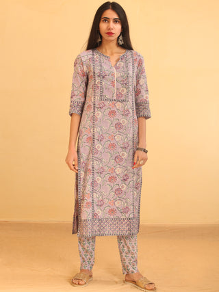 Utsav Sayma - Kurta Pants & Kota Doria Dupatta - KS24A2586D