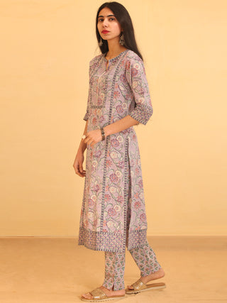 Utsav Sayma - Kurta Pants & Kota Doria Dupatta - KS24A2586D