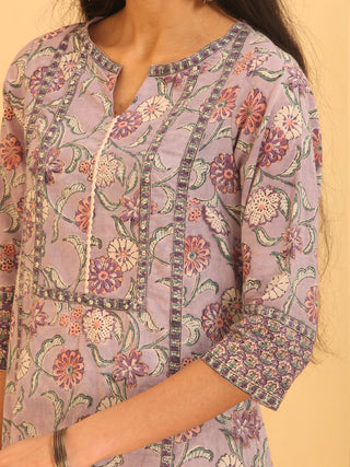 Utsav Sayma - Kurta Pants & Kota Doria Dupatta - KS24A2586D