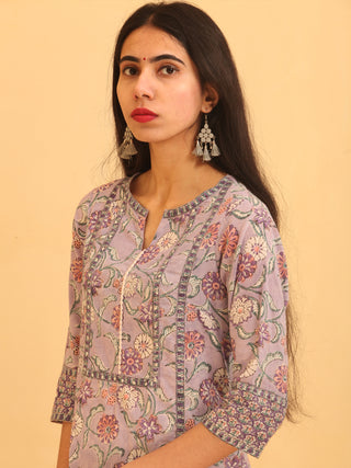 Utsav Sayma - Kurta Pants & Kota Doria Dupatta - KS24A2586D