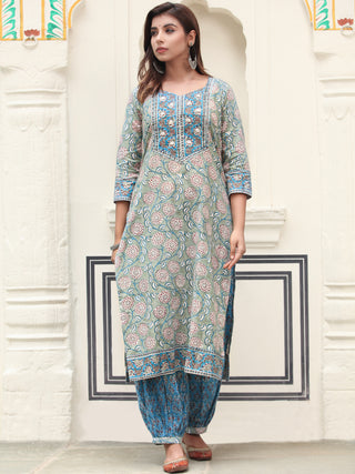 Jashn Bahaar Set Of Kurta Salwar Pants Dupatta