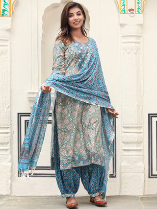 Jashn Bahaar Set Of Kurta Salwar Pants Dupatta