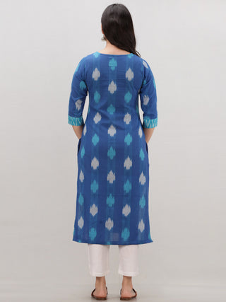 Tagai Azzure - Set of Ikat Kurta & Pants  - KS119A2436