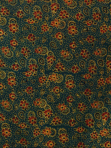 Green Yellow Black Maroon Ajrakh Hand Block Printed Kurta - K151F1674