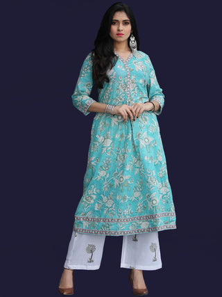 Rozana Gulrez Kurta Palazzo Set - KS06AS2030