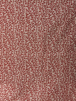 Off White Black Red Bagh Hand Block Printed Cotton Suit-Salwar Fabric With Cotton Dupatta (Set of 3) - SU01HB417