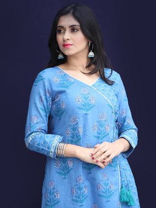 Rozana Neelam Kurta Palazzo Set - KS10AS2040