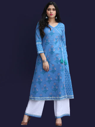 Rozana Neelam Kurta Palazzo Set - KS10AS2040