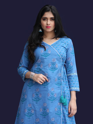Rozana Neelam Kurta Palazzo Set - KS10AS2040