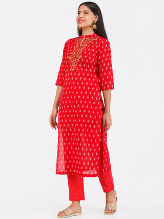 Tagai Nazam- Ikat Kurta & Pants  - KS125D1857