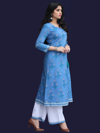 Rozana Neelam Kurta Palazzo Set - KS10AS2040