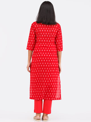 Tagai Nazam- Ikat Kurta & Pants  - KS125D1857