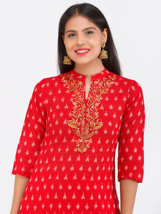 Tagai Nazam- Ikat Kurta & Pants  - KS125D1857