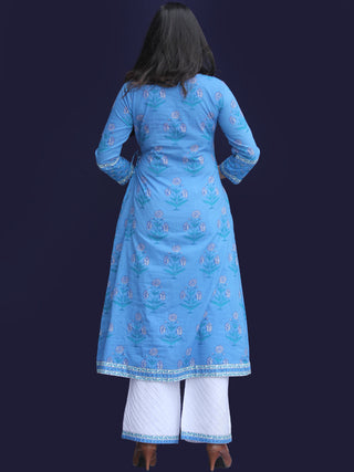 Rozana Neelam Kurta Palazzo Set - KS10AS2040