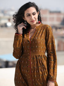 Tagai Irhaa - Set of Front Open Ikat Kurta & Pants  - kS118F665