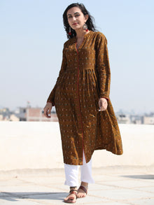 Tagai Irhaa - Set of Front Open Ikat Kurta & Pants  - kS118F665