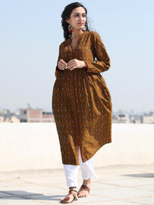 Tagai Irhaa - Set of Front Open Ikat Kurta & Pants  - kS118F665
