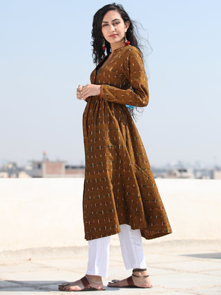 Tagai Irhaa - Set of Front Open Ikat Kurta & Pants  - kS118F665