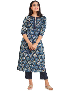 Bahaar Aaina - Set of Kurta Pants & Dupatta - KS01B1730D