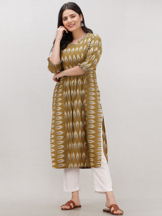 Tagai Rumaya - Set of Ikat Kurta & Pants  - KS120A2435