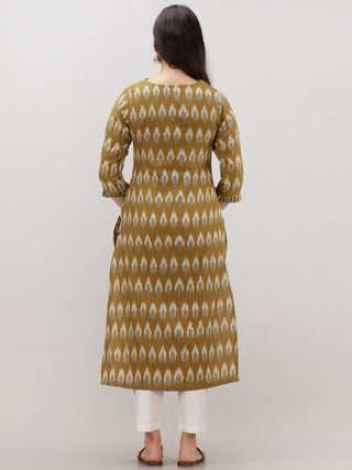 Tagai Rumaya - Set of Ikat Kurta & Pants  - KS120A2435