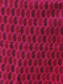 Magenta Black Red Bagh Hand Block Printed Cotton Suit-Salwar Fabric With Cotton Dupatta (Set of 3) - SU01HB423