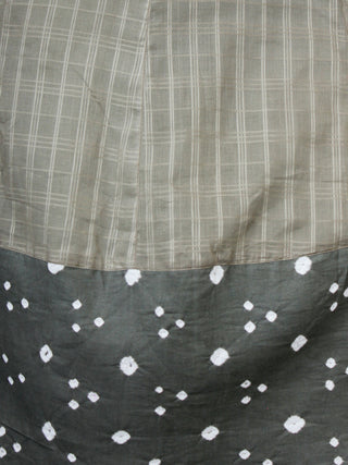 Grey Ivory Bandhani  Printed Glace Cotton Kurta  - K168FXXX