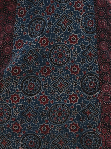 Maroon Green Indigo Black Hand Printed Ajrakh Kurta - K37F1203