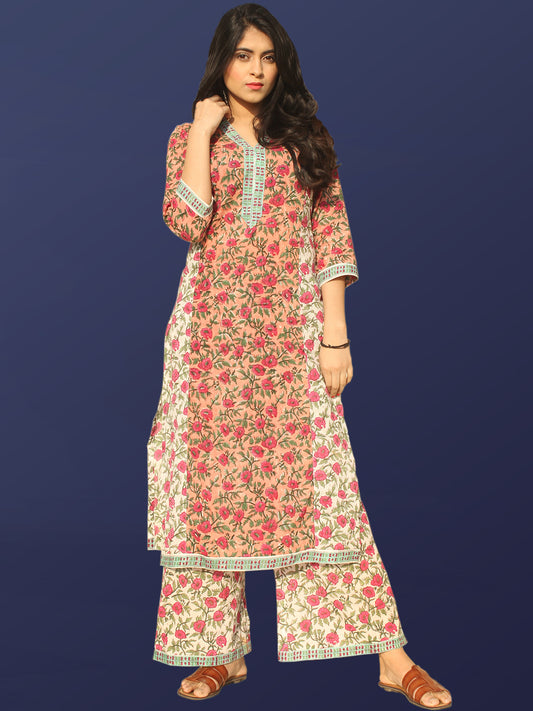 Rozana Gulrang Kurta Palazzo Set - KS01BS2190