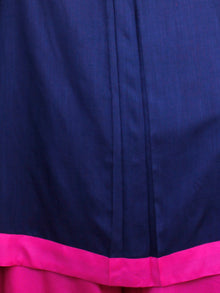 Indigo Pink Rayon Kurta And Palazzo With Embroidery Details - Set of 2 - SS01F026