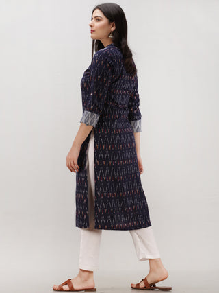 Tagai Saima - Set of Ikat Kurta & Pants  - KS124A2432