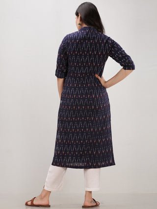 Tagai Saima - Set of Ikat Kurta & Pants  - KS124A2432