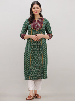 Tagai Rastifa - Set of Ikat Kurta & Pants  - KS121A2431