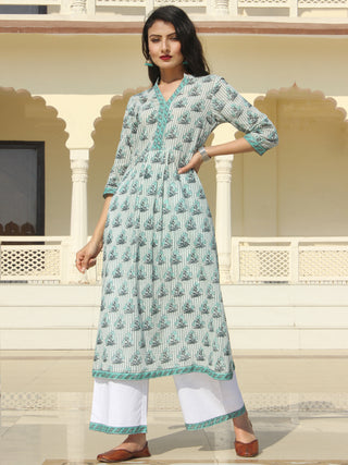 Rozana Jahan Kurta Palazzo Set - KS08AS2192