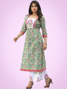 Rozana Gulbagh Kurta Palazzo Set - KS03AS2032