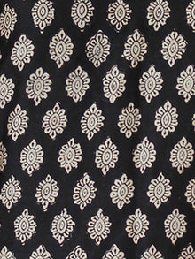 Black Red Beige Chanderi Block Printed Suit Set - Set of 3  - SS01F003