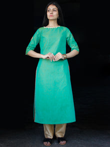 Sea Green South Handloom Cotton Kurta - K156FXXX