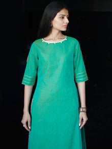 Sea Green South Handloom Cotton Kurta - K156FXXX