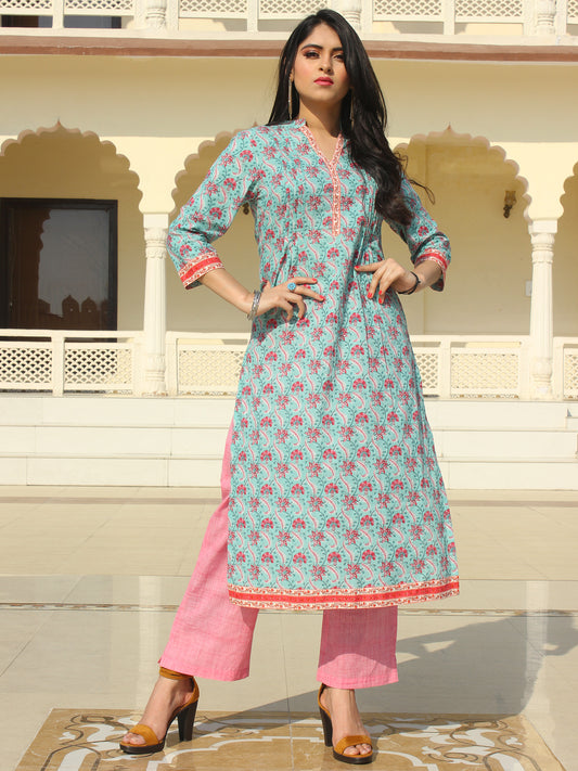 Rozana Faiza Kurta Pants Set - KS09AS2013
