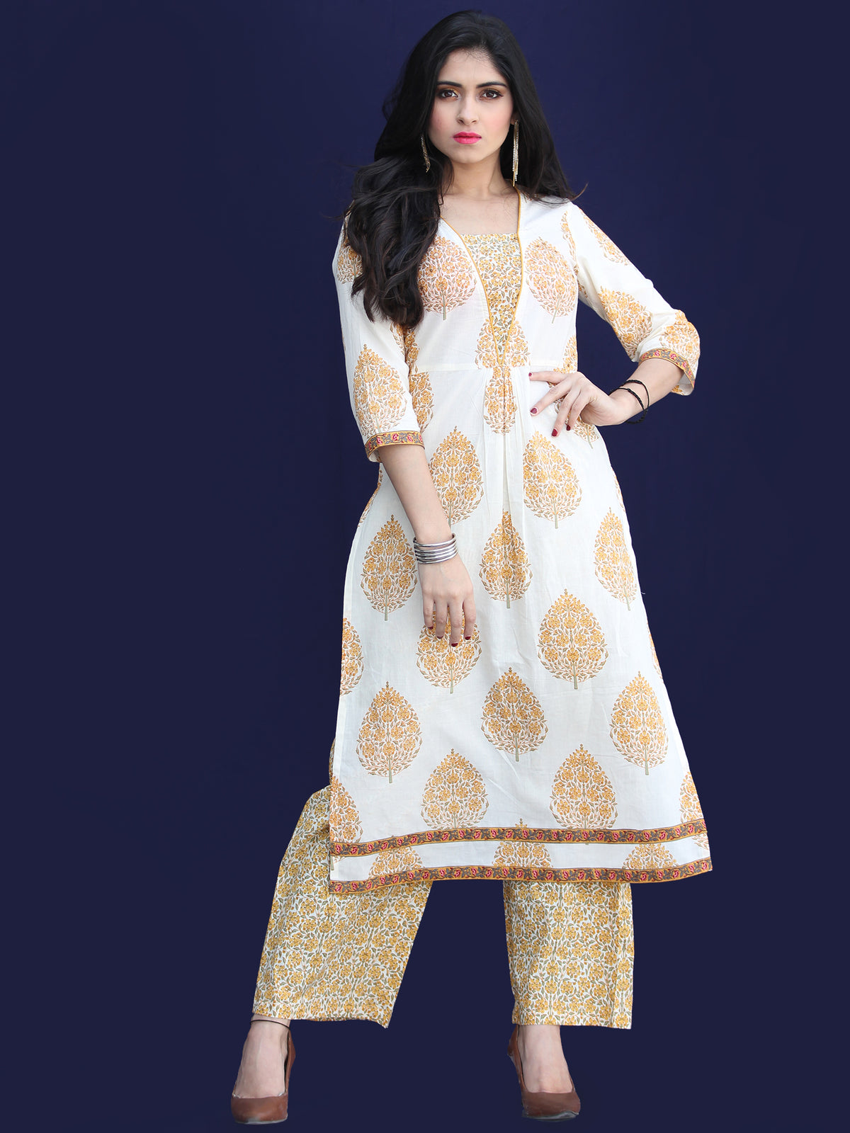 Rozana Sufia Kurta Palazzo Set - KS15AS2052