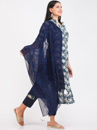 Bahaar Safia - Kurta Pants & Dupatta - KS47J1391D