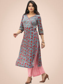 Rozana Gulmohar Kurta  - KS04AK2043