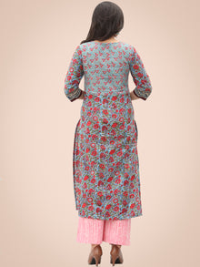 Rozana Gulmohar Kurta  - KS04AK2043