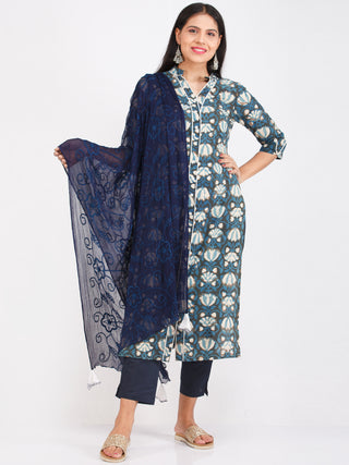 Bahaar Safia - Kurta Pants & Dupatta - KS47J1391D