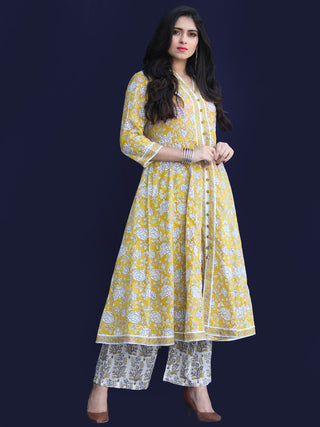 Rozana Najia Anarkali Kurta Palazzo Set - KS20AS2164