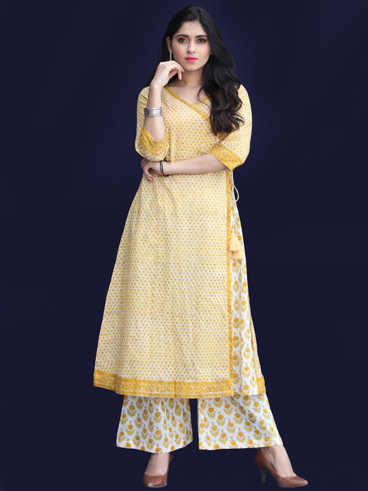 Rozana Diwa Angrakha Kurta Palazzo Set - KS21AS2178