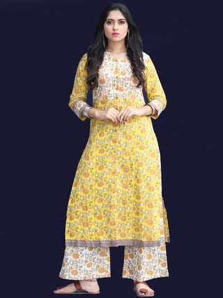 Rozana Zafrah Kurta Palazzo Set - KS22AS2037