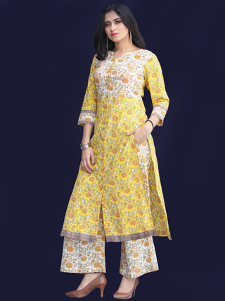 Rozana Zafrah Kurta Palazzo Set - KS22AS2037